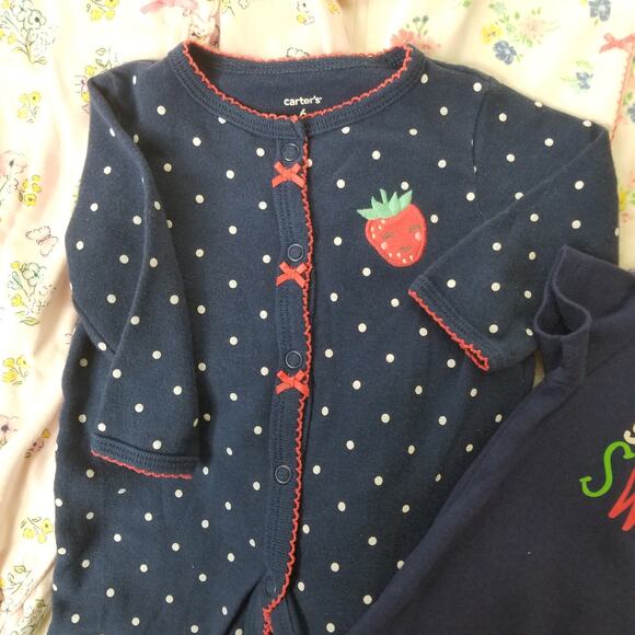 6M Sleep/Play Snap Up Bundle Carters Little Me - Picture 4 of 10